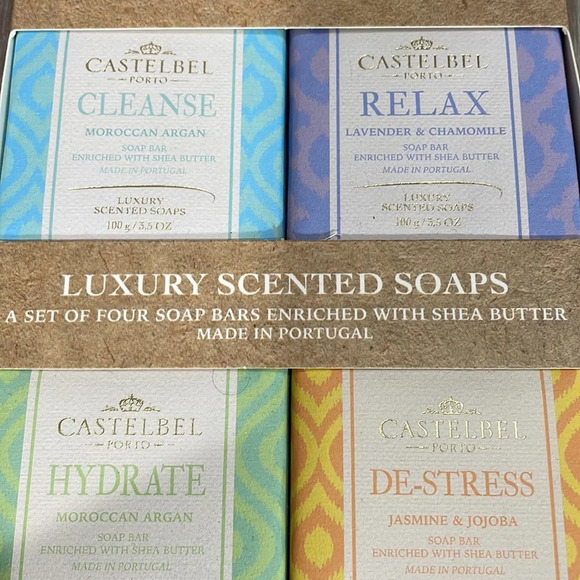 Set of 4 Castelbel Porto Luxury Scented Soaps Gift Set - Picture 7 of 13